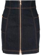 Alice Mccall Bloomsbury Zip Skirt - Blue