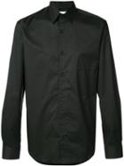 Lemaire - Plain Shirt - Men - Cotton/spandex/elastane - 52, Black, Cotton/spandex/elastane