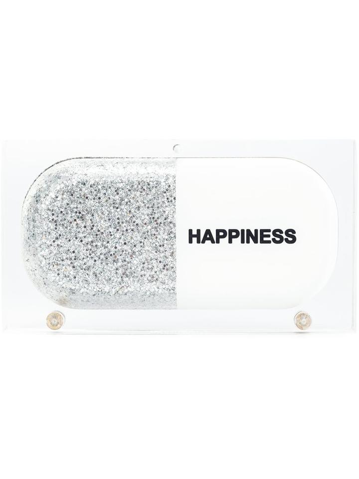 Sarah's Bag 'happiness' Clutch, Women's, White