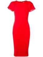 Goat Delilah Dress, Women's, Size: 16, Red, Wool/acetate/polyester