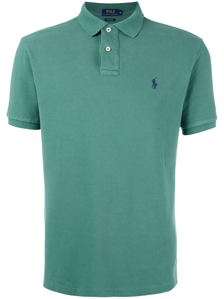 Polo Ralph Lauren Chest Embroidery Polo Shirt, Men's, Size: Medium, Green, Cotton