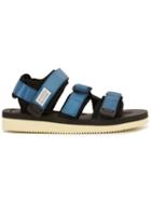 Suicoke Velcro Strap Sandals, Men's, Size: 8, Blue, Rubber/nylon