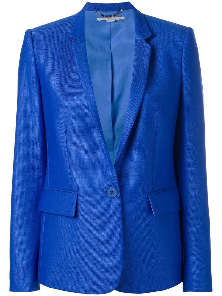 Stella Mccartney Ingrid Blazer, Women's, Size: 44, Blue, Wool/viscose/cotton