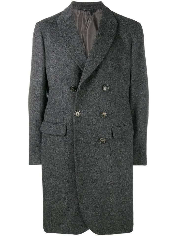 Giorgio Armani Double-breasted Coat - Grey