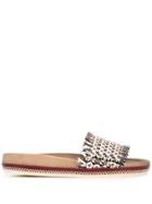 Rodo Mesh Slides - Silver