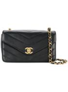 Chanel Pre-owned V Quilted Flap Bag - Black