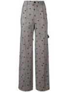 Seen Star Embellished Trousers - Black
