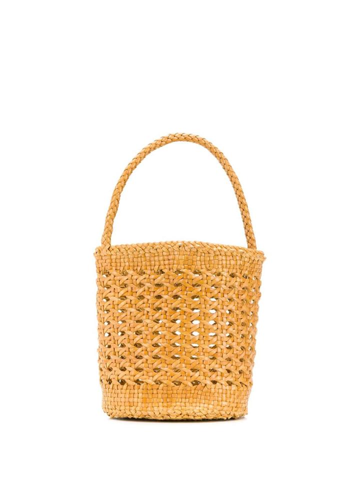Dragon Dragon Cannage Jaune Bucket Bag - Yellow