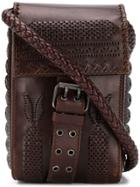 Yves Saint Laurent Vintage 2000's Braided Textured Bag - Brown