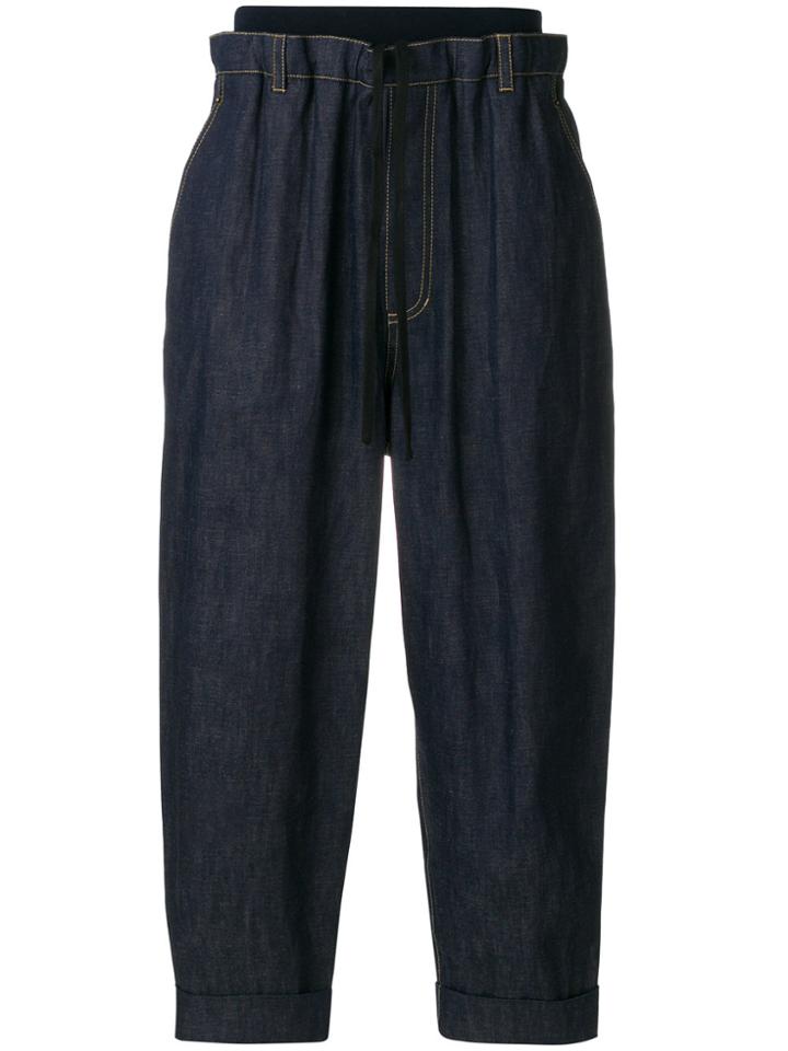 3.1 Phillip Lim Cropped Jeans - Blue