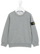 Stone Island Kids Crew Neck Sweatshirt, Toddler Boy's, Size: 2 Yrs, Grey