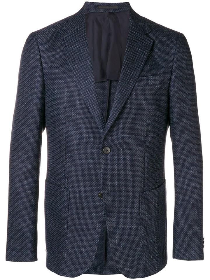 Z Zegna Classic Tailored Blazer - Blue