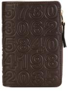 Comme Des Garcons Wallet Embossed Number Wallet