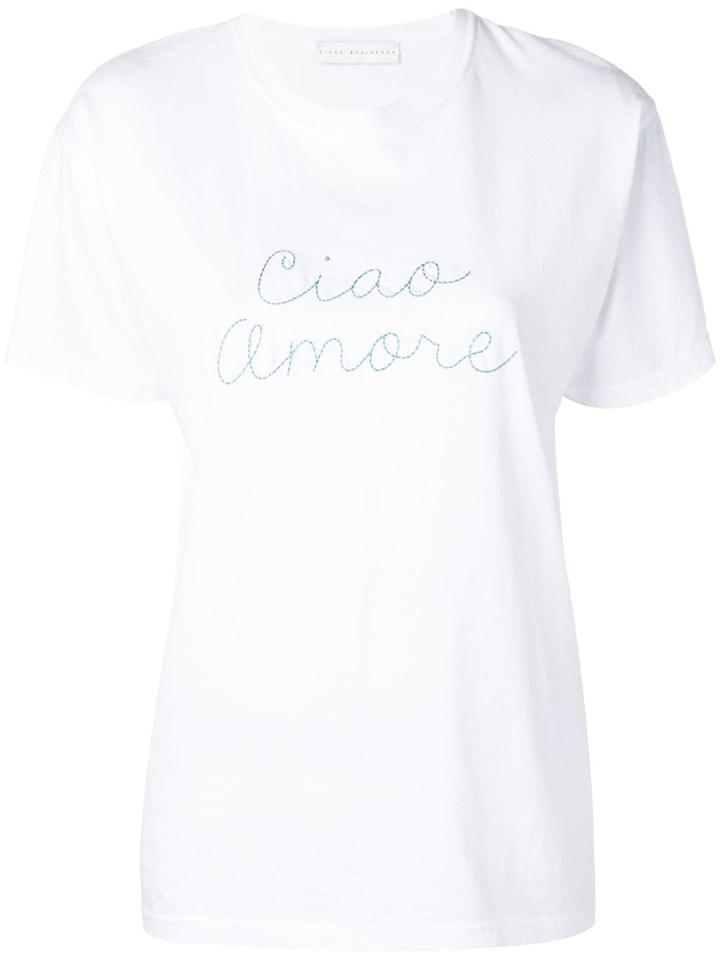 Giada Benincasa Ciao Amore T-shirt - White