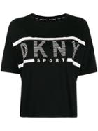 Dkny Loose-fit Logo T-shirt - Black