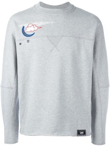 House Of Holland 'hoh X Lee Collaboration' Sweatshirt, Men's, Size: Xl, Grey, Cotton