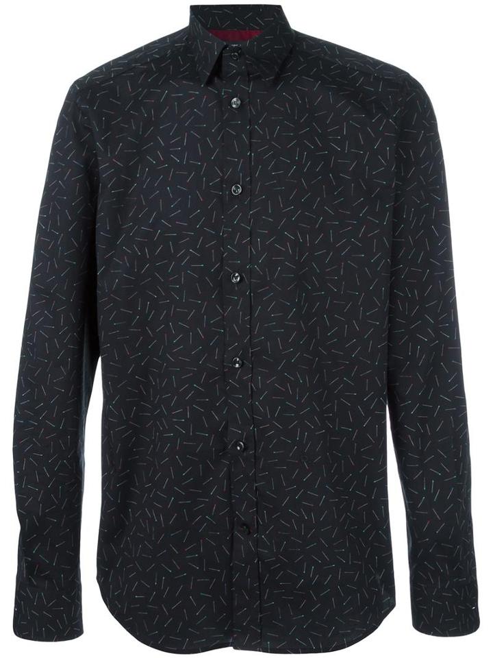 Diesel Printed Shirt, Men's, Size: Medium, Cotton/spandex/elastane