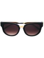 Thierry Lasry Square Shaped Sunglasses, Women's, Black, Acetate