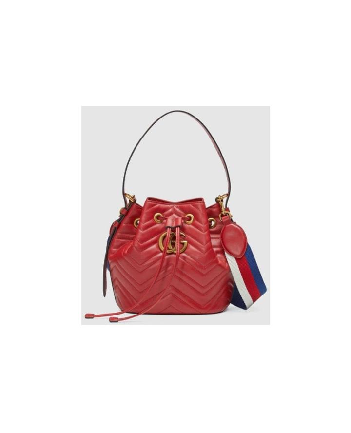 Fashion Concierge Vip Gucci - Gg Marmont Quilted Leather Bucket Bag -