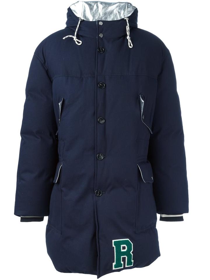 Raf Simons Varsity Logo Detail Coat
