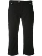 Dolce & Gabbana Vintage Cropped Trousers - Black