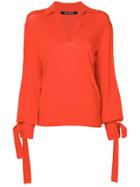Neil Barrett V-neck Sweater - Red