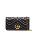 Gucci Quilted Leather Cross-body Bag - Black