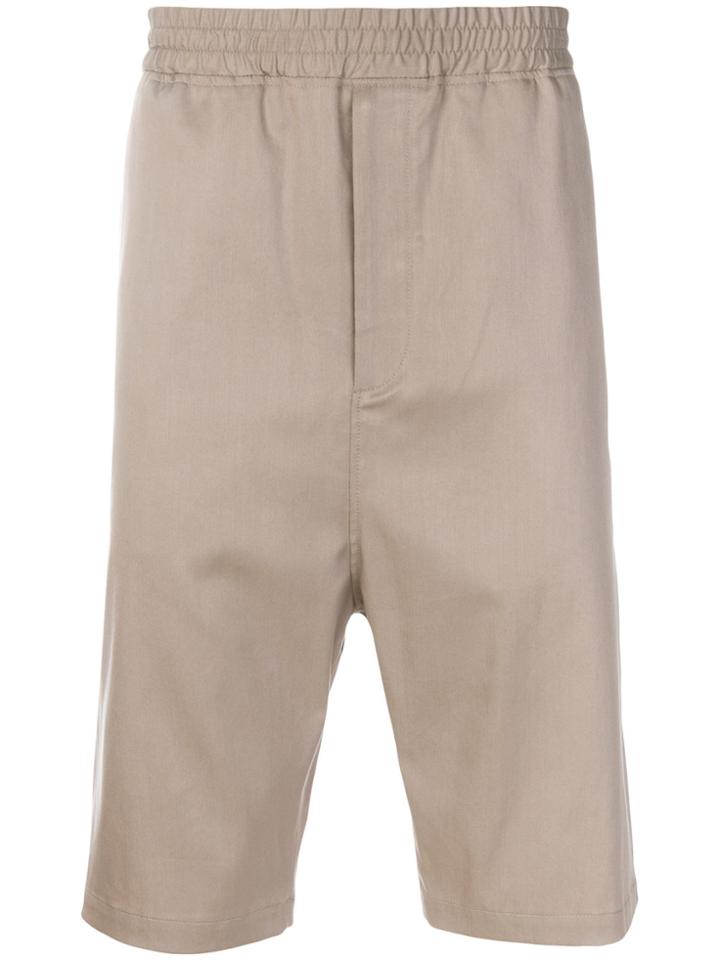 Neil Barrett Drop-crotch Shorts - Brown