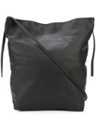 Ann Demeulemeester Zipped Crossbody Bag, Women's, Black, Leather