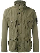 Stone Island Military Jacket, Men's, Size: Xxl, Green, Polyester/polyamide