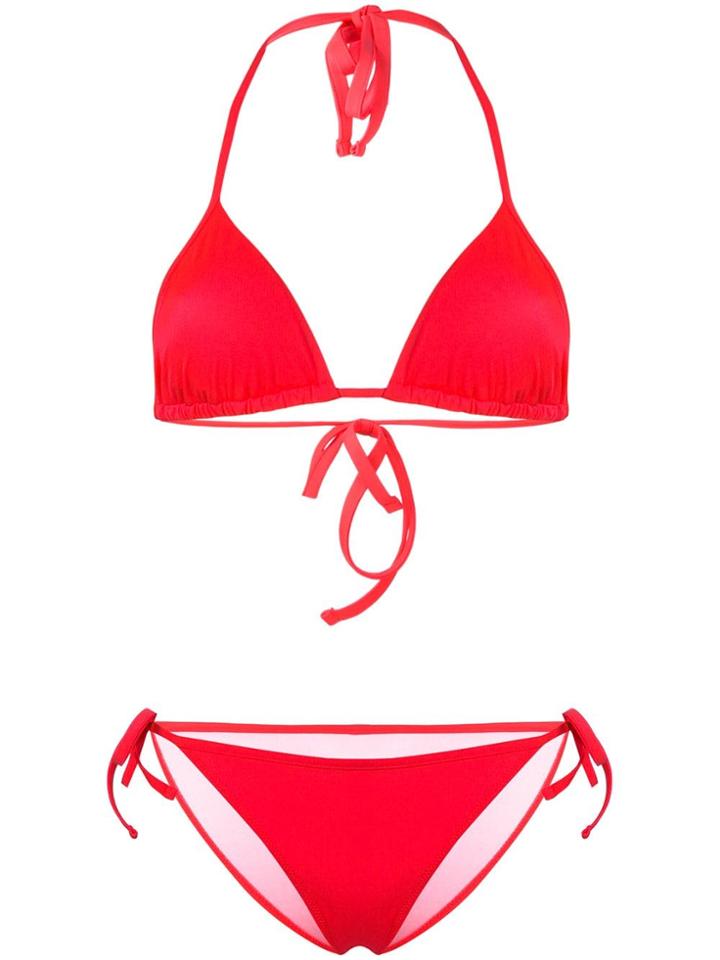 Ea7 Emporio Armani Triangle Bikini Set - Pink
