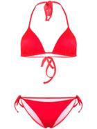 Ea7 Emporio Armani Triangle Bikini Set - Pink