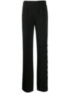 Prada Side Button Trousers - Black