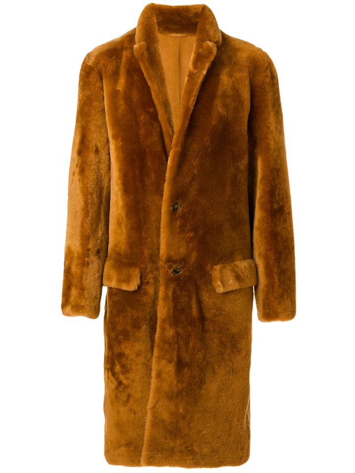 Desa 1972 Buttoned Coat - Brown