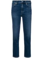 Citizens Of Humanity Cara Cigarette Ankle Jeans - Blue