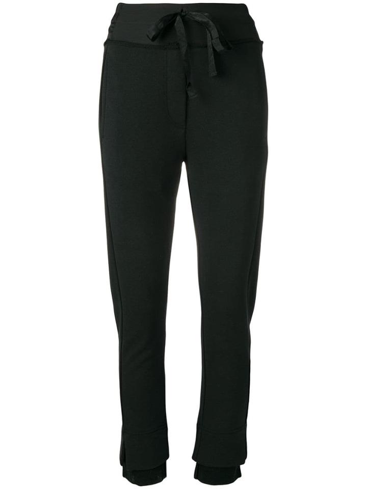 Ann Demeulemeester Black Track Pants