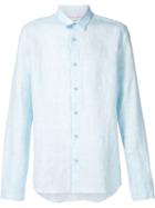 Orlebar Brown 'the Morton' Shirt, Men's, Size: Large, Blue, Linen/flax