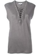 Iro Tissa Top, Women's, Size: Xs, Grey, Linen/flax
