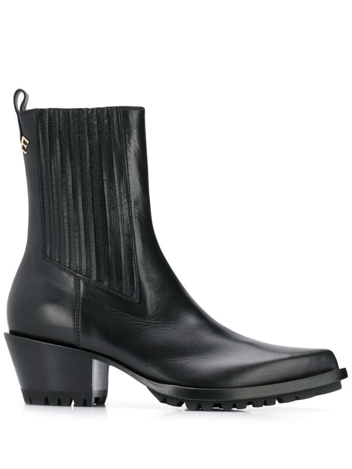 Ermanno Scervino Western Boots - Black