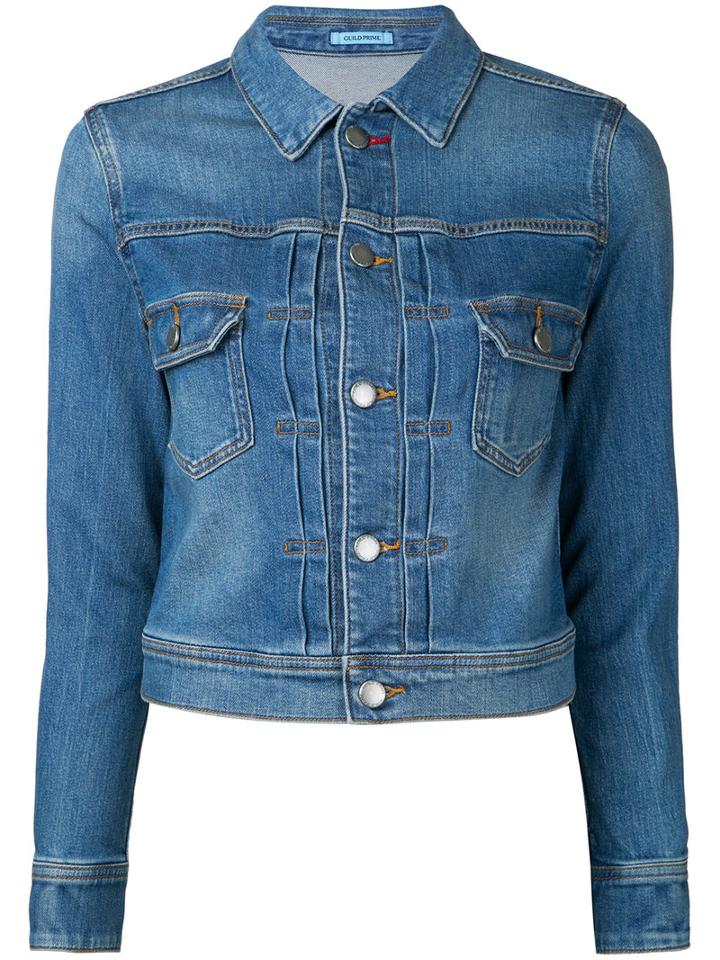 Guild Prime - Denim Jacket - Women - Cotton/polyurethane - 36, Blue, Cotton/polyurethane