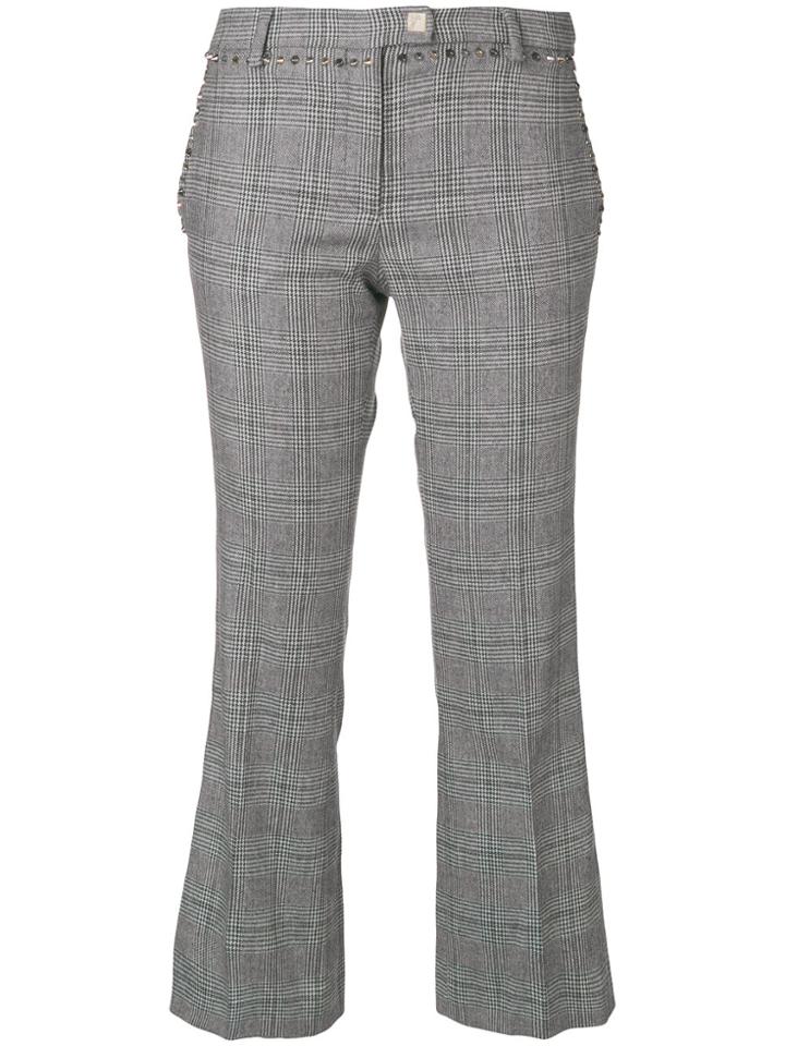 Versace Collection Cropped Trousers - Black