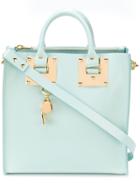 Sophie Hulme Square Albion Tote - Blue