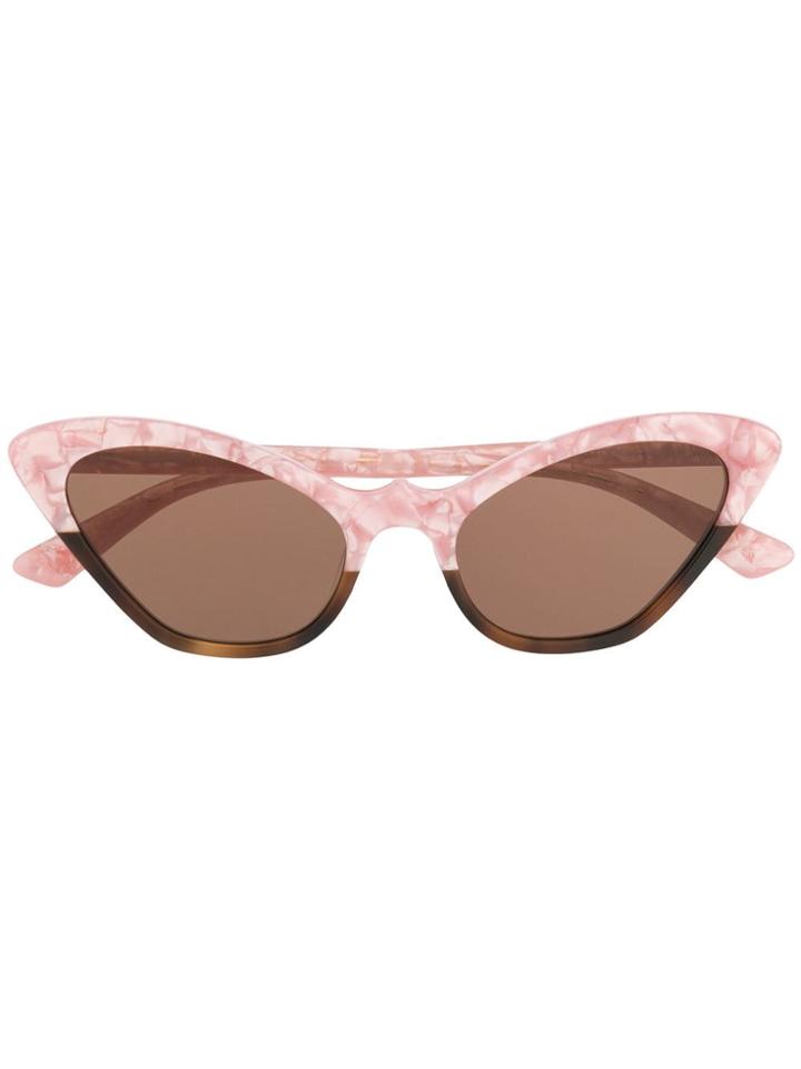Mcq Alexander Mcqueen Cat-eye Frame Sunglasses - Pink