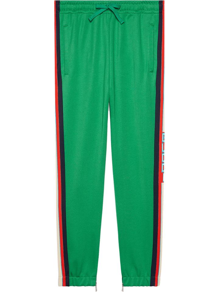 Gucci Technical Jersey Jogging Trousers - Green