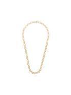 Givenchy Pre-owned 1980's Logo Chain Necklace - Gold
