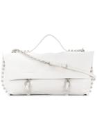Desa 1972 Studded Chain And Hook Bag - White