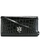 Alexander Mcqueen - Amq Pouch With Strap - Women - Calf Leather - One Size, Black, Calf Leather
