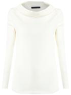 Uma Raquel Davidowicz - Knit Blouse - Women - Viscose/polyimide - M, White, Viscose/polyimide