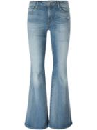 Hudson Flared Jeans, Women's, Size: 26, Blue, Cotton/polyester/spandex/elastane
