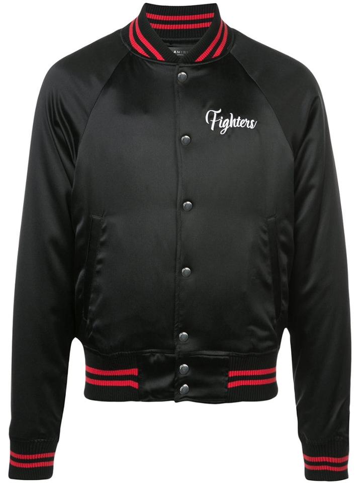Amiri Fighter Bomber Jacket - Black